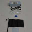 GAOYE Blue Light Blocking Glasses - Fashion Square Eyeglasses, Anti UV Ray Computer Gaming Glasses Blue Blockers for Women/Men 2 pack