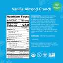 ALOHA Organic Plant Based Protein Bars, Vanilla Almond Crunch, 1.98-Ounce Bars, (Pack of 12)