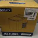Ice Makers Countertop, 26.5Lbs/24H Ice Machine with 2 Sizes Bullet Ice, 9 Ice Cubes Release in 6 Mins, Self-Cleaning Portable Ice Maker with Ice Scoop and Basket for Home Kitchen Office Bar RV