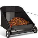 Suchtale Upgrade 42-inch Tow Lawn Sweeper for Leaves & Grass,21cu.Ft. Leaf Collector with Large Capacity,Adjustable Sweeping Height for Yard,Lawn,Farm,Sidewalk,Yard Sweeper,4 Spinning Brushes