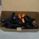 10 Pack 6 inch Plastic Spring Clamps, Black Heavy Duty Clips, Backdrop Clips, Plastic Clamps for Crafts, Backdrop Stand, Woodworking, Photography