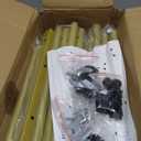 Double Rods Clothes Rack, Gold Rolling Clothing Racks for Hanging Clothes, Metal Portable Garment Rack for Bedroom, Cloakroom, Laundry room