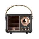 Dosmix Retro Bluetooth Speaker, Vintage Decor,Small Wireless Bluetooth Speaker,Cute Old Fashion Style for Kitchen Desk Bedroom Office Outdoor,Birthday Gifts for Women Men Teens