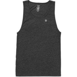 Volcom Unisex Adult Solid Heather Tank T-Shirt, Dark Black Heather - New, X-Large US