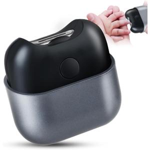 Electric Nail Clipper, 2-Speed Rechargeable Automatic Trimmer for Seniors & Babies with LED Light, Safe for Thick & Fragile Nails, Includes Nail Catcher & Storage Box