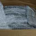 Tanlade 100 Pcs Charger Plates Bulk with Napkin Rings Set Include 50 Plastic Beaded Plate Chargers 50 Napkin Rings 13'' Round Dinner Plate Chargers Set for Table Setting Wedding Party(Silver), Beaded Style