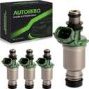 Fuel Injectors Set of 4 FJ295 Compatible with Toyota Camry Celica MR2 Rav4 Solara 2.2L L4# 23250-74100 2320974100 842-12144 84212144 800-1298N FJ10133,1992 1993 1994 1995 1996 1997 1998 1999 2000