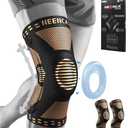 NEENCA 2 Pack Knee Braces for Knee Pain, Compression Knee Sleeves with Patella Gel Pad & Side Stabilizers, Knee Support for Meniscus Tear, Arthritis, Joint Pain, ACL, Runner, Workout