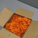 4Pcs Artificial Fall Flowers with 6 Heads Each, Fake Silk Chrysanthemums Orange Marigold Ball Flower Fake Mums for Autumn Dia De Los Muertos Day of The Dead Home Decor Outdoors Indoor