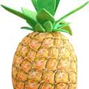 16 Inch Fruit Pineapple Pillow Stuffed Toy Plush