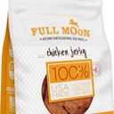 Full Moon Chicken Jerky Healthy All Natural Dog Treats Human Grade Made in USA Grain Free, 1.5 Pound (Pack of 1)(BB: January 15, 2027)