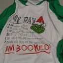 Women's Christmas Long Sleeve T-Shirt - I'm Booked Tops,Christmas Funny Printing Girls I'm Booked (Large, Green)