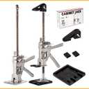 Labor Saving Arm Jack 2 Pack, 15.5 Inch Construction Jacks, Multi-functional Furniture Lifter Jacks for Installing Cabinets and Wall Tile Locator, Lift Height 10 In, Load Capacity 440 LB