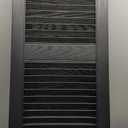 Polaris Homeside Raised Panel Vinyl Shutters (1 Pair) 14-1/2in. x 47in. - 050 Black