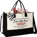 Pawzity Retirement Gifts for Woman 2025 - Retired Bags for Boss Lady, Manager, Teacher, Nurse, Women - Tote Bag