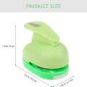 2 x STOBOK 1 Inch Hole Puncher Embosser for Scrapbooking DIY Crafts Card Making Photo Album Envelope Tag Paper Punch Tool