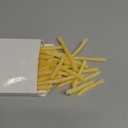 Zhanmai 50 Pieces Fake French Fries Play Food Simulation Artificial Food French Fries PVC Kitchen Toy Decoration Lifelike Tools Restaurant Window Display Party Tricky
