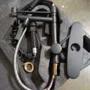 Oil Rubbed Bronze Kitchen Faucet,AIMADI Commercial Style Spring Kitchen Sink Faucet,Modern Single Handle Single Hole Kitchen Faucets with Pull Down Sprayer