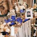 3 x 24Pcs 2025 Graduation Table Centerpieces Blue, Graduation Centerpieces for Tables 2025 Blue Graduation Centerpiece Sticks for Graduation Party Table Decorations 2025 Blue