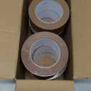 Lichamp Kraft Packing Tape, Brown Kraft Gummed Tape for Packing Boxes, Shipping Cardboard and Carton Sealing, 6 Rolls x 2 inch x 55 Yard x 7 mil, B206BN