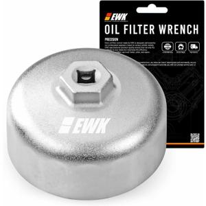 EWK 86mm 16 Flutes Forged Oil Filter Wrench for BMW Cartridge Style Oil Filter Housing Cap