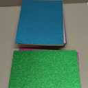 TUXIYA 200 Sheets 8.5" X 11" Glitter Cardstock,50 Assorted Colors 250GSM/92LB Glitter Cardstock,No-Shed Sparkly Glitter Paper for Arts and Crafts, Decorative, Card Making, Scrapbooking, DIY Projects