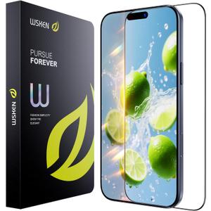 WSKEN for iPhone 17 Pro Max Screen Protector - AR Original Visual, [100% Anti Reflection] Shatterproof Screen Protector 17 Pro Max Anti Glare Tempered Glass with Zero Bubble Installation Box, 2 PCS