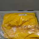 Mikayoo Large Dog Raincoat Adjustable Pet Waterproof Clothes Lightweight Rain Jacket Poncho Hoodies with Strip Reflective(Yellow,XXXL)