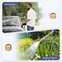 Upgraded Jet Nozzle for Garden Hose 2-in-1 Jet Nozzle High Pressure Hose Nozzle with 2 Different Nozzles and Hose Quick Connectors for Car Pet Garden Cleaning at Home