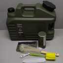 5 Gallon Camping Water Jug with Touch Control Water Pump, Camping Water Container BPA Free Water Storage with Spigot, Portable Water Tank for Hiking, Camping, Home Use