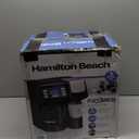 Hamilton Beach FlexBrew Trio 2-Way Coffee Maker, Compatible with K-Cup Pods or Grounds, Combo, Single Serve & Full 12c Pot, Black - Fast Brewing (49902)