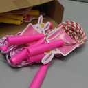 24 Set Easter Basket Stuffers, Jump Ropes with Bunny Gift Cards, Easter Party Favors Colorful Durable Nylon Skipping Ropes for Party Gifts Egg Hunt Game Rewards Spring Outdoor Play