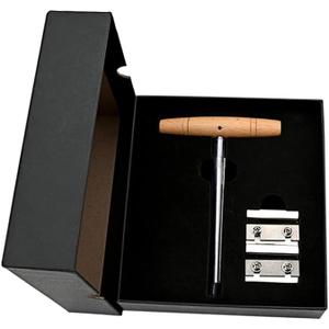 Violin Tuning Peg Reels Shaver & Reamer Set, Enlarged Shaving Tools for 3/4-4/4 Size Violin, Tapered 4-Fluted Pin Hole Reamer