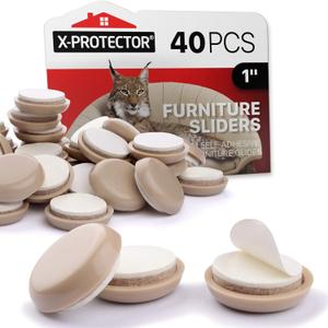 Chair Sliders X-PROTECTOR  Furniture Sliders 40 pcs Carpet Sliders 1  The Best Furniture Moving Pads  Premium Chair Leg Floor Protectors  Slide Effortlessly with Chair Pads & Protect Your Floor!