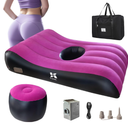 BBL Bed After Surgery for Sleeping with Hole  Brazilian Butt Lift PostOperation Inflatable Mattress, Thick Flocking and Builtin Electric Pump, Waterproof Medical Sleep Material with Carrying Bag