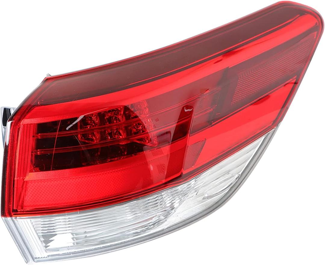 labwork Passenger Side Tail Light Replacement for Toyota Highlander 2017-2019 Tail Lamp RH Right Side 815500E160 TO2804132