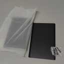 MKO 8" Small Floating Shelves for Wall, Metal Wall Mounted Shelf for Bathroom, Bedroom, Living Room, Kitchen, Little Mini Tiny Display Hanging Shelves for Books/Storage/Room Decor 2 Packs, Black