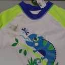 The Children's Place Baby-Boys and Toddler Short Sleeve Rashguard and Bottoms (5T, Neon Lime)