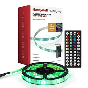 Honeywell 8.2ft USB Powered LED Strip Lights, Under Cabinet Lights, Remote Control