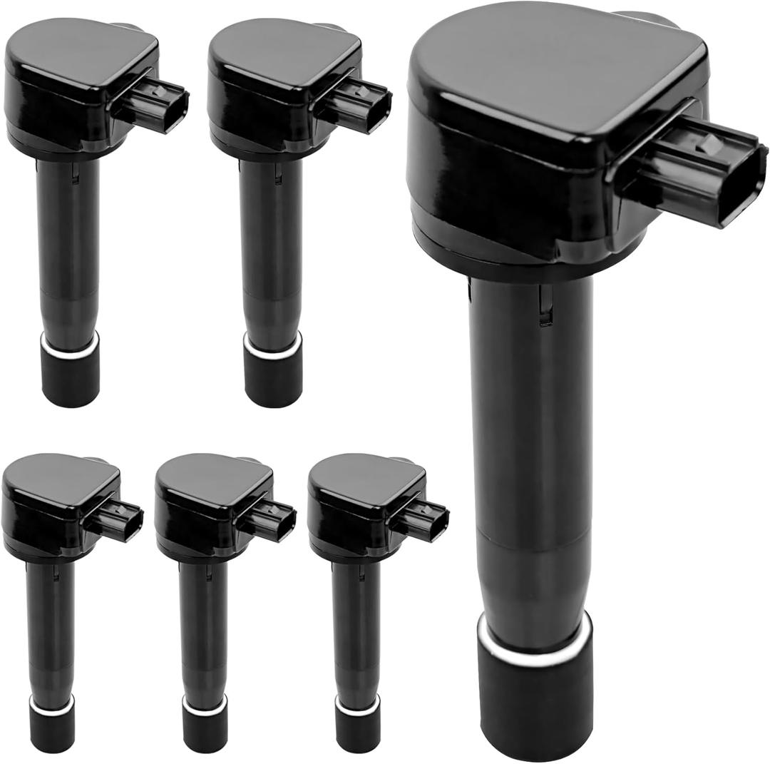 HQPASFY UF603 Ignition Coils Set of 6 - Compatible with 2008-2017 Honda Odyssey, Accord, Crosstour/Acura RL, TL, TSX, ZDX, MDX, RDX - Replace # C1624, GN10426, 5C1681, E1103