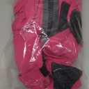 ROZKITCH Dog Surgical Recovery Suit, Long Sleeve for Post-Operative Wounds, Prevent Licking & Shedding, E-Collar Alternative for Large Dogs (Male/Female) 4-Leg Rosered XL