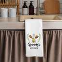 shiviody Grammy Gifts Kitchen Towels - Gifts for Grandma Grammy Dish Towels, Rustic Grandma Mothers Day Birthday Decorative Absorbent Dishcloths Hand Towel for Kitchen Decor 16x24 Inches
