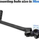 YOXUFA 16mm Kickstart Lever for 125cc 140cc 150cc 160cc 200cc 250cc SSR KX KLX YX CB CG YCF SDG Apollo Coolster TaoTao Kayo Pitster Pro Suzuki DRZ Piranha Thumpstar Lifan Atomik Pit Dirt Bike Parts