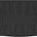 KUST Custom Fit Cargo Mat for Honda HRV 2016-2022, HR-V Accessories Cargo Liner All Weather Trunk Mat, TPE Rubber Mat Non-Slip Black