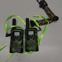 Walkie Talkies for Kids 22 Channel 2 Way Radio 3 Miles Long Range Handheld Walkie Talkies Durable Toy Best Birthday Gifts for 6 Year Old Boys and Girls fit Adventure Game Camping (Green Camo 1)