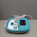 HOSPAN Collapsible Foot Spa with Heat, Bubble, Red Light, and Temperature Control, Foot Bath Massager with 8 Shiatsu Massage Rollers, Pedicure Foot Spa for Relaxation - FS01A (Sky Blue)