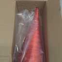 6 Pcs 12" 10" 6" Valentine's Day Cone Tree Decorations Table Tree Red Heart Tiered Tray Decor Farmhouse Table Centerpiece for Valentine's Day Wedding Anniversary Home Table Topper Decorations