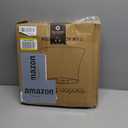 Double TOOTOO STAR Brown Lamp Shade Set of 2, Large Drum Lampshade for Floor Light and Table Lamp 10x14x10 inch, DIY Fabric Natural Linen Hand Crafted, Spider (Brown, 10 x 14 x 10.5 inch)