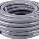 AISIMEE Liquid Tight Conduit 3/4inch 50FT,Flexible NonMetallic Liquid Tight Flex Electrical Conduit and Connector Kit with 5 Straight and 3 90Degree Conduit Connector Fittings