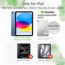 PandaShield 2-Pack Paper-feel Screen Protector Easy-Installation Box for iPad 11th/10th Gen. A16 (11/10.9 Inch, 2025/2022),Matte,Write like on Paper,Bubble Free,Scratch Resistant,Apple Pencil Support